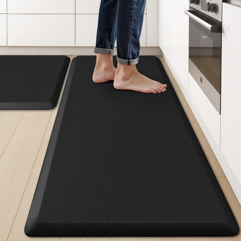 KitchenClouds two-piece mat set for versatile comfort while cooking in the kitchen