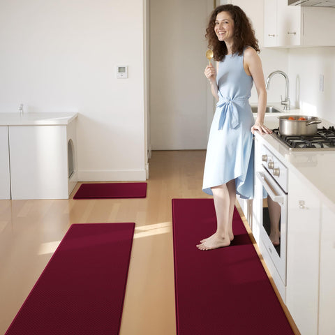 KitchenClouds waterproof mats for kitchen and sink areas in busy homes.