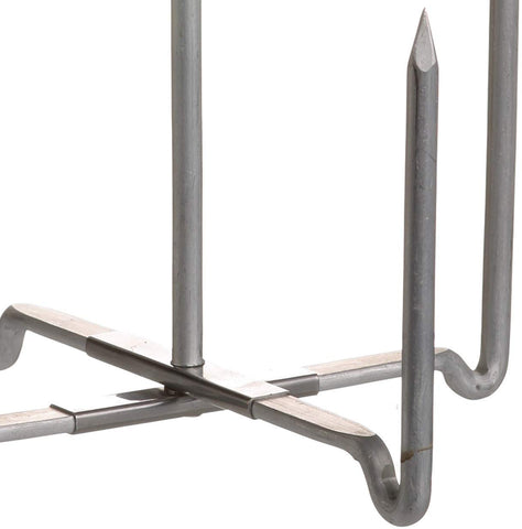 Hand-wash-only, durable potato baking stand for reuse.