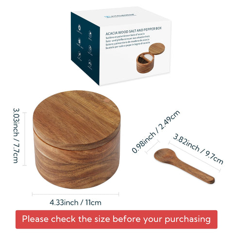 KITCHENDAO Acacia wood finish with mineral oil for safe use and natural look.