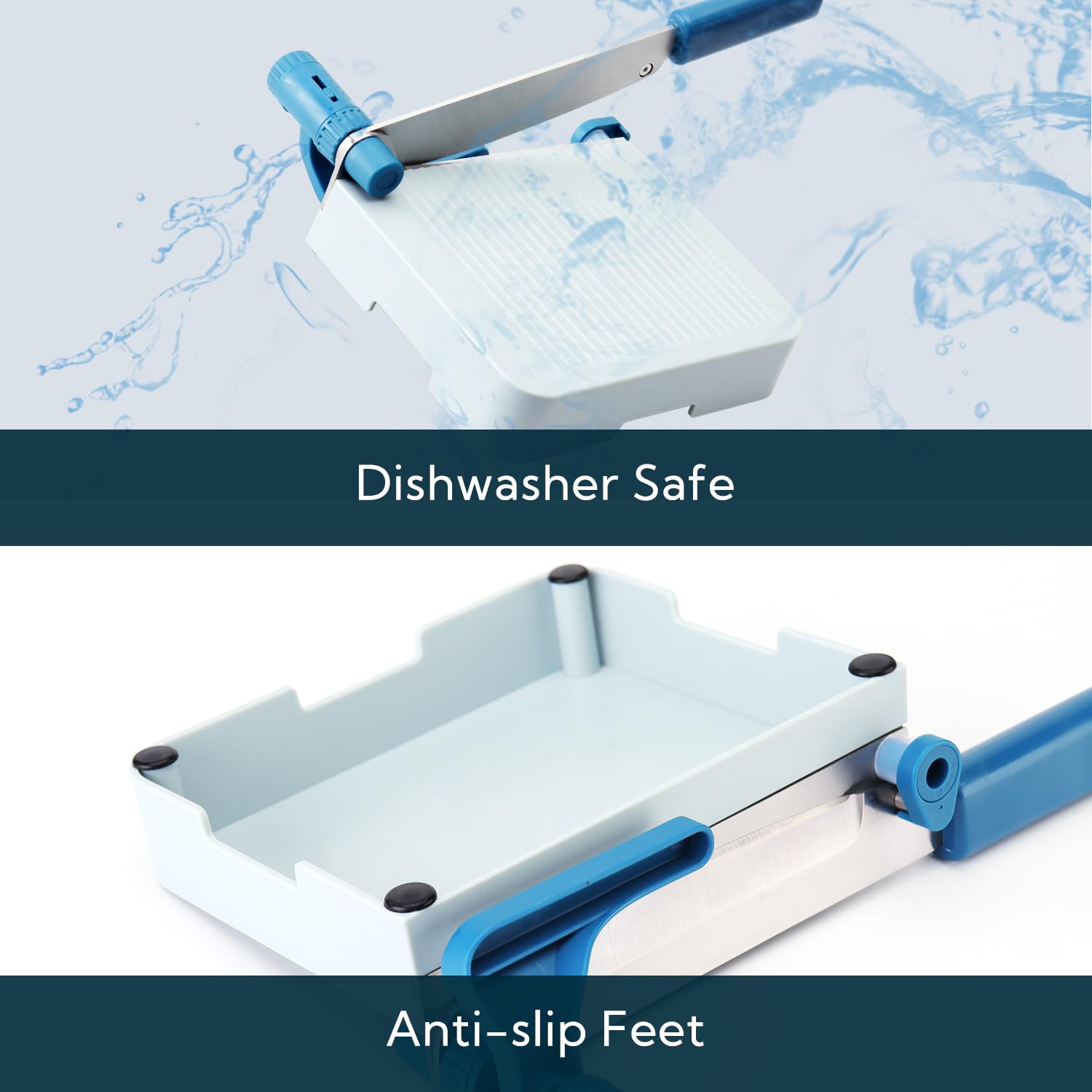 KITCHENDAO arthritis-friendly design supports seniors with gentle, controlled slicing.
