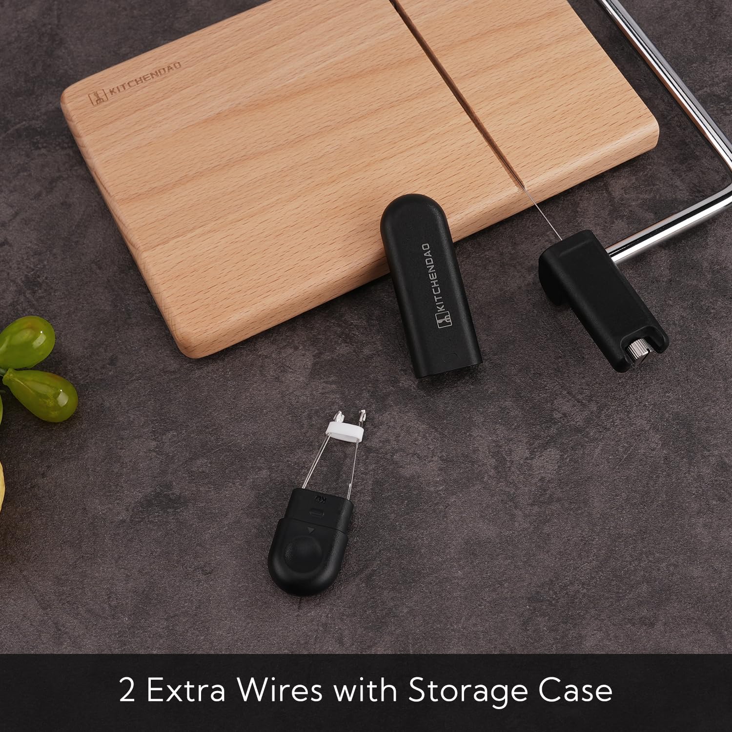 KITCHENDAO beech wood construction highlights natural grain and durable design