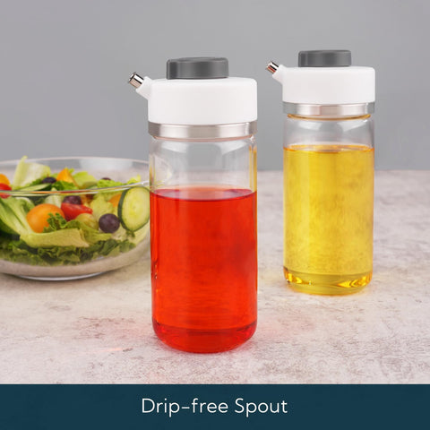 KITCHENDAO borosilicate glass bottle adds elegance and safety.