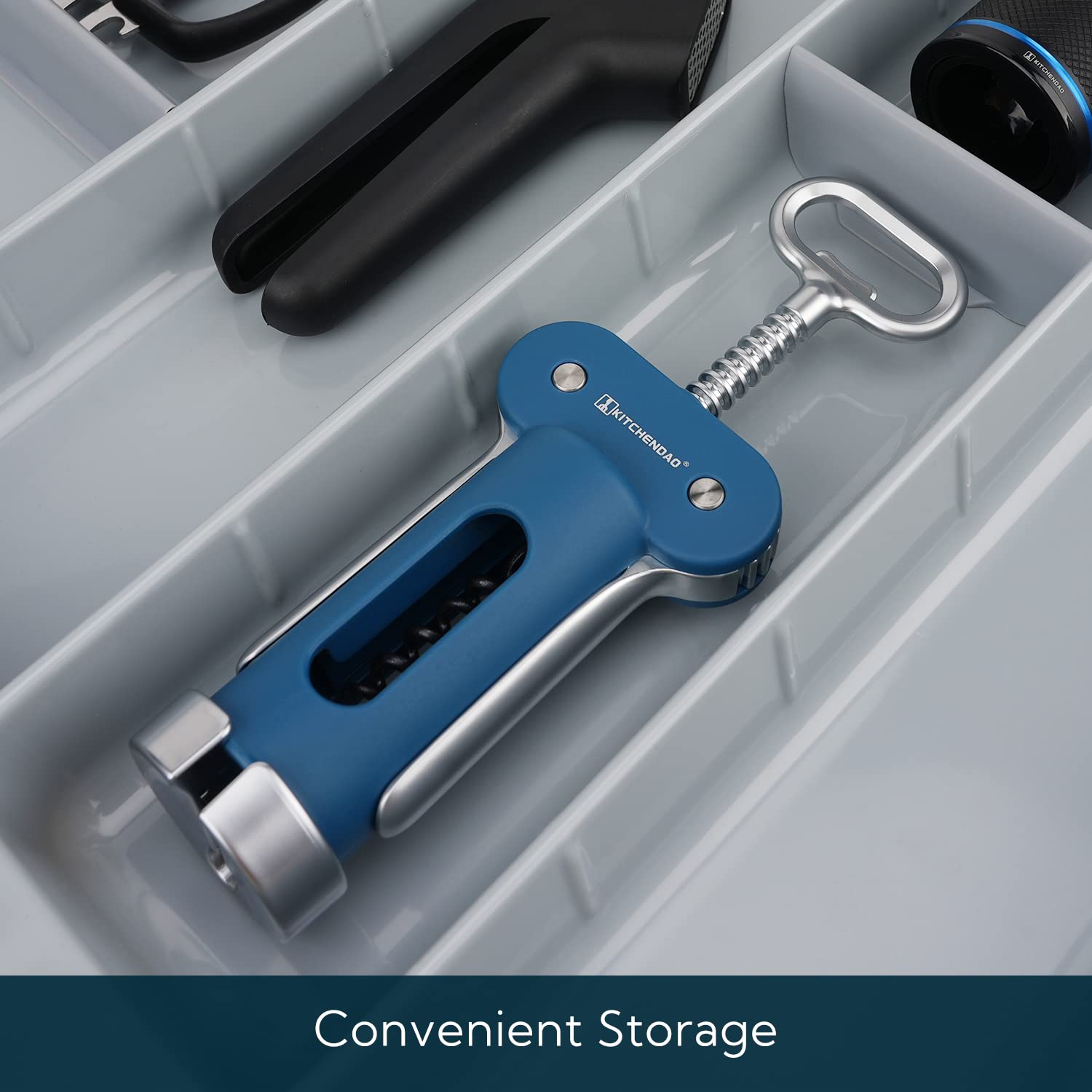 KITCHENDAO durable zinc alloy body promises long-lasting performance.