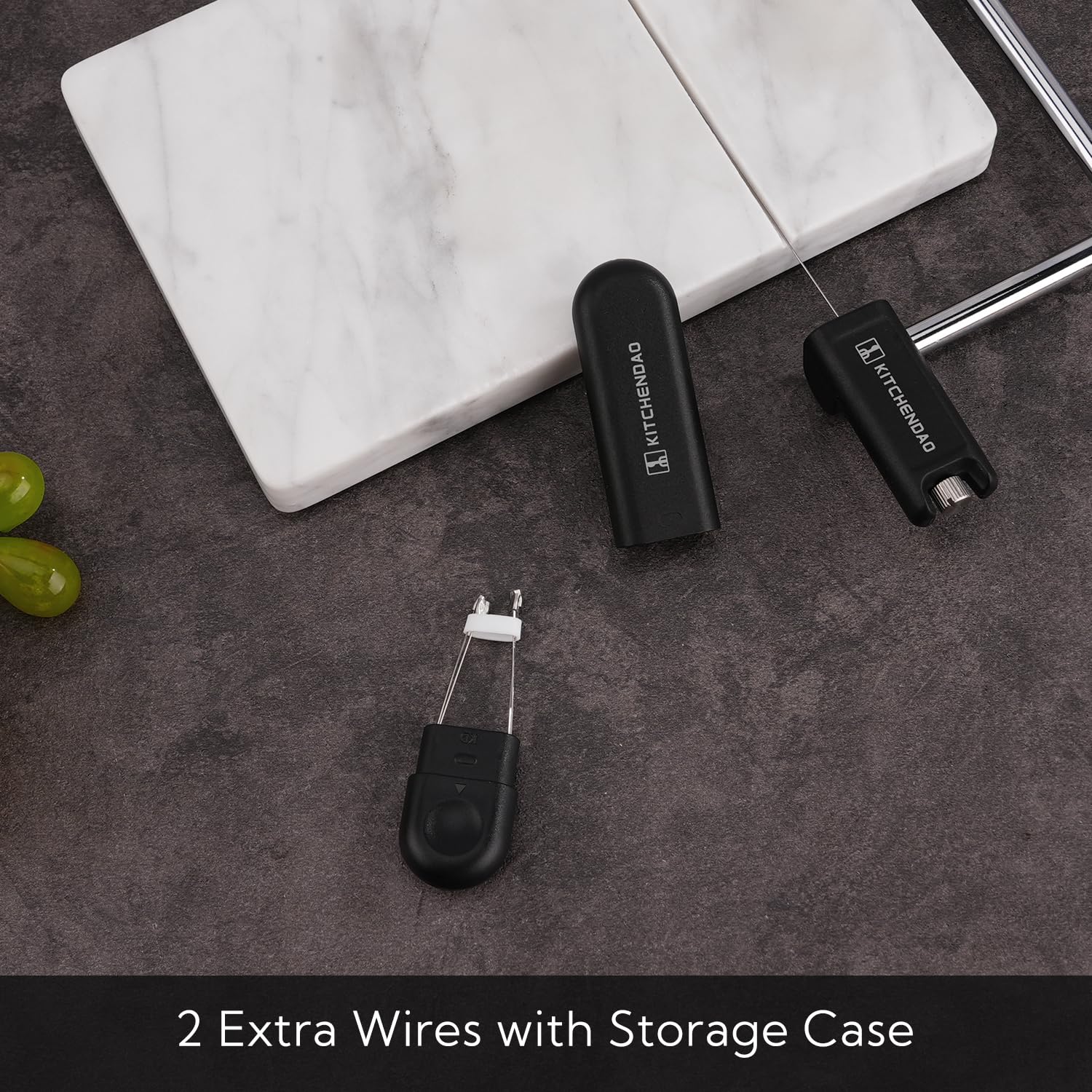 KITCHENDAO natural marble surface resists moisture and odors.