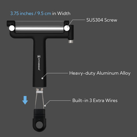 KITCHENDAO heavy-duty aluminum body for durability