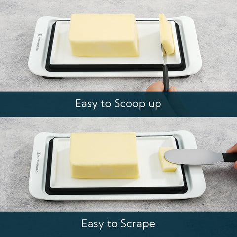 KITCHENDAO butter tray with TBSP measurement marks for portions