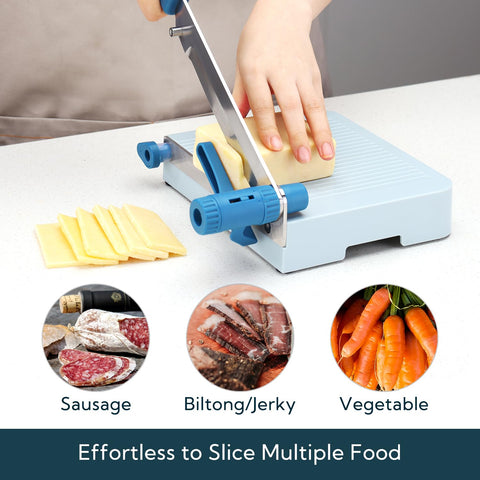 KITCHENDAO safety lock keeps fingers safe during storage and handling.