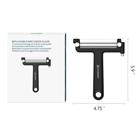 KITCHENDAO wide 3.75-inch wire for versatile slicing