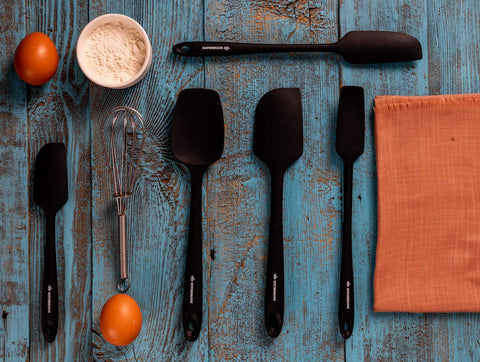 KITCHENLOVE ergonomic handle on spatula for comfortable grip