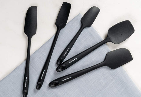 KITCHENLOVE nonstick silicone spatula protecting pans and coatings