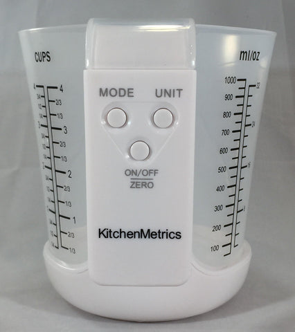 Battery included with KitchenMetrics scale for ready use
