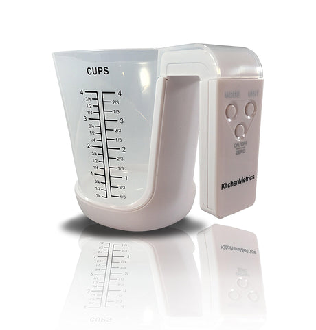 Measuring cup used for baking prep with KitchenMetrics