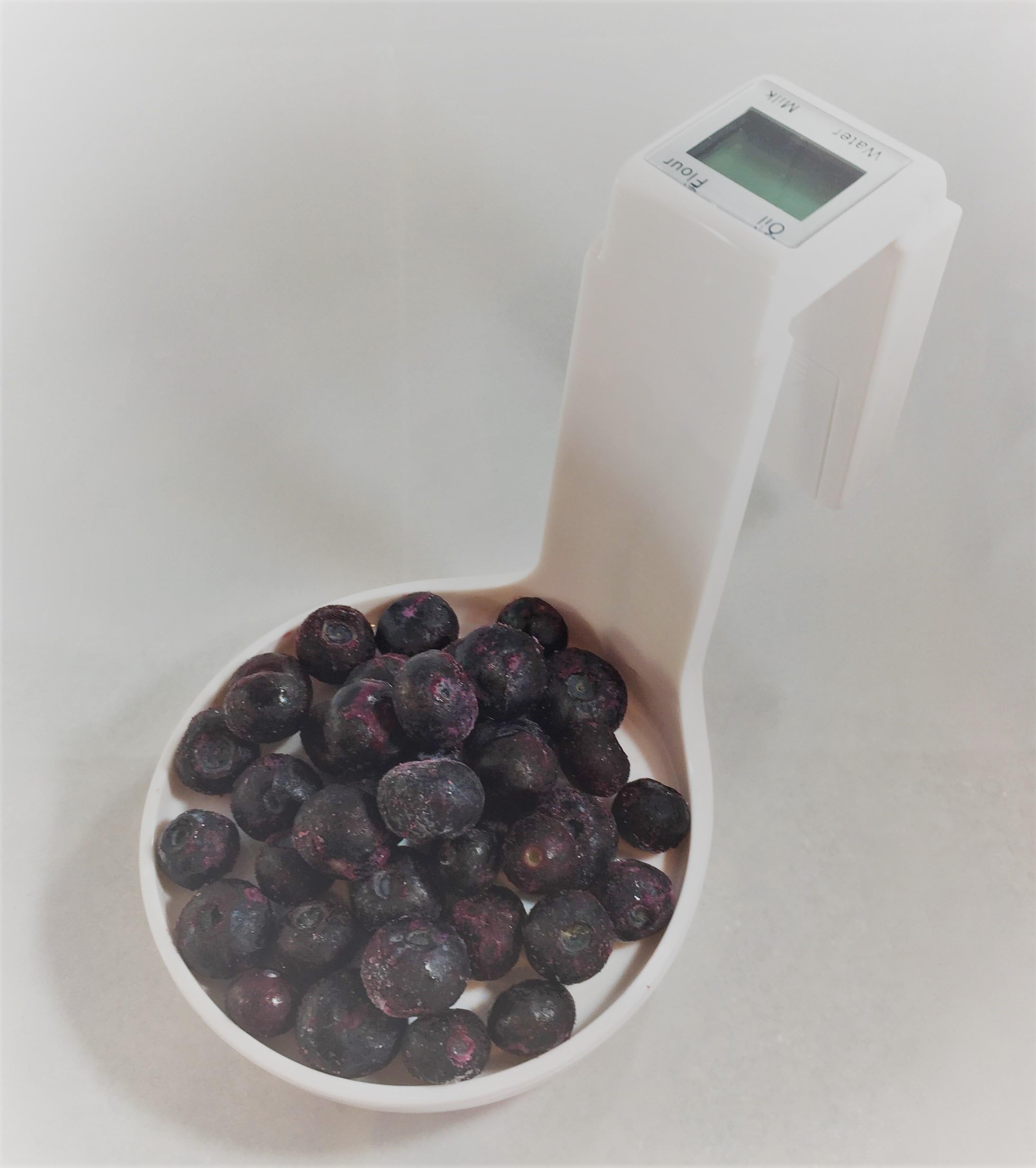 Stable non slip base of KitchenMetrics scale for steady pouring