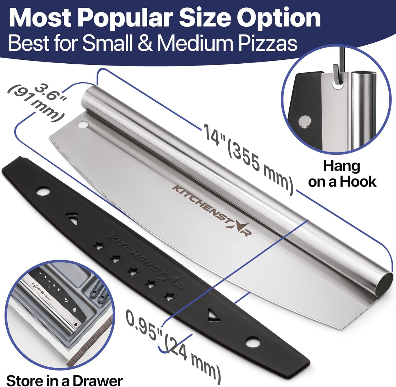 KitchenStar dishwasher-safe design: easy cleaning after use without crevices.