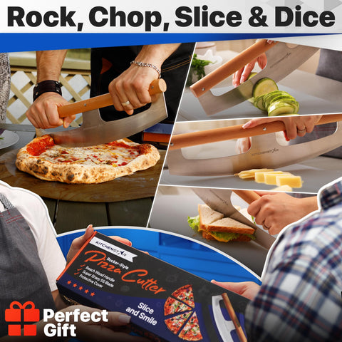 KitchenStar pizza cutter makes a thoughtful gift for pizza lovers.