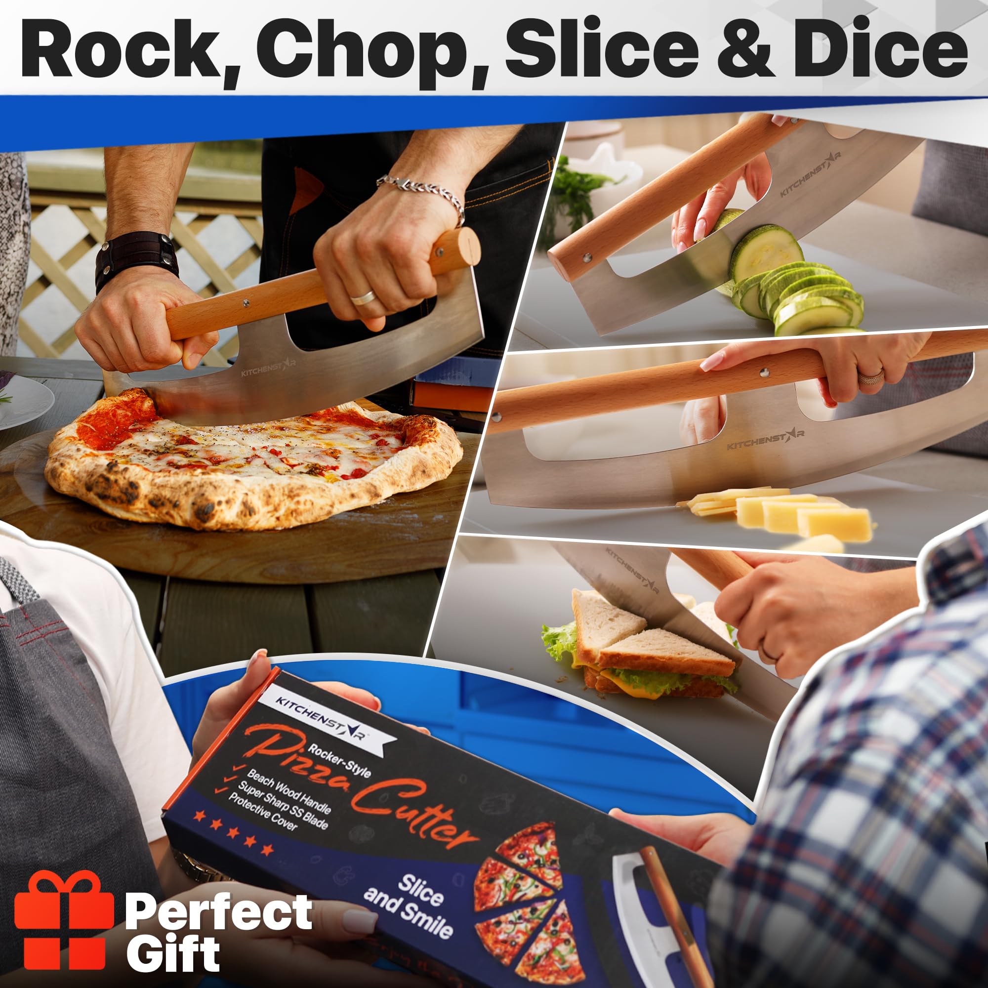 KitchenStar versatile use makes gatherings easier for pizza prep