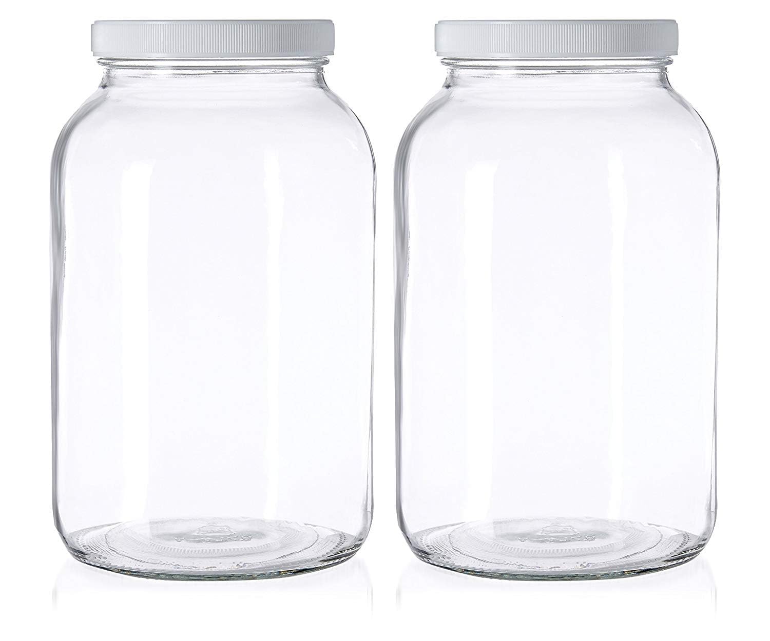 Kitchentoolz 1-gallon mason jar with wide mouth for easy filling