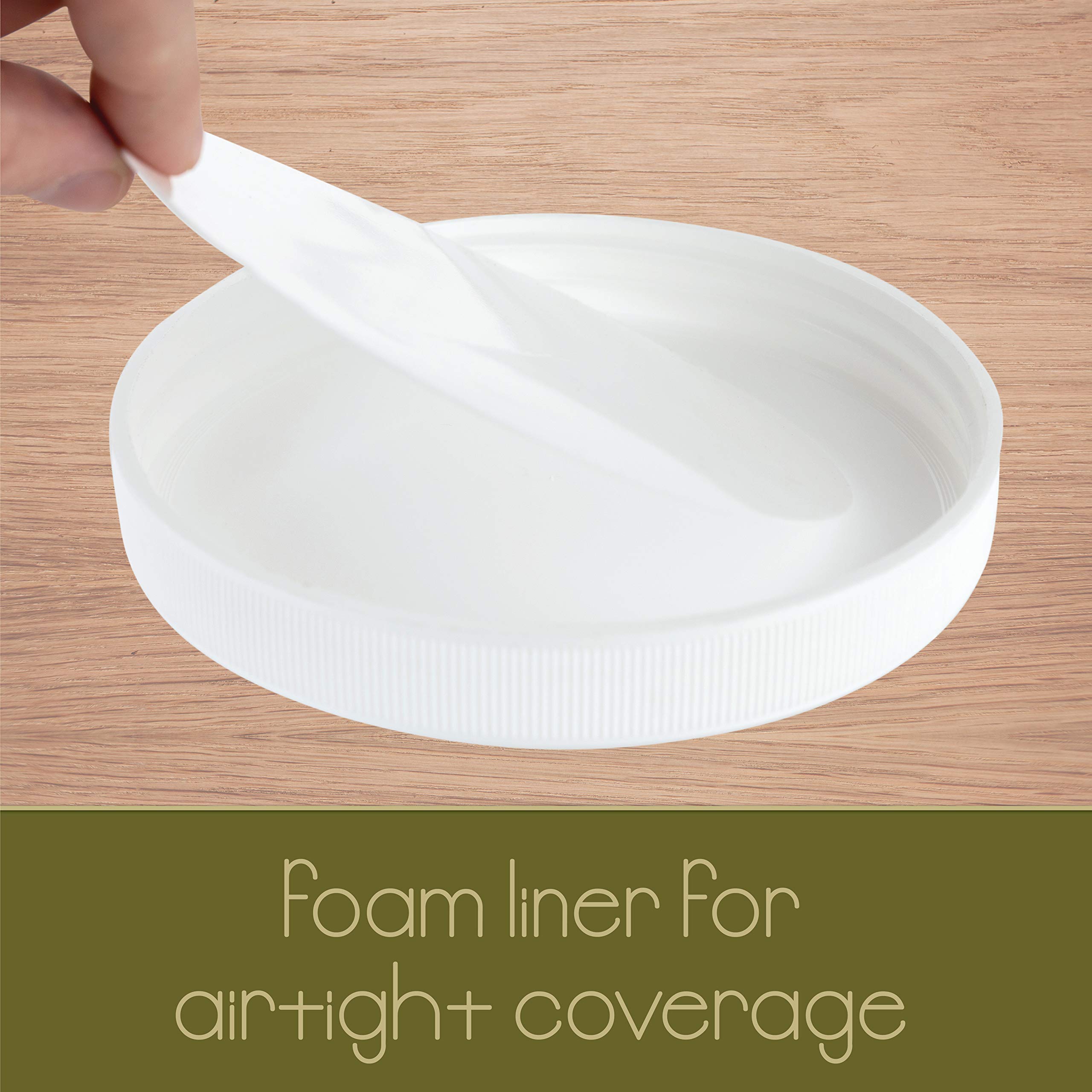 Kitchentoolz airtight plastic lids keep contents fresh and sealed
