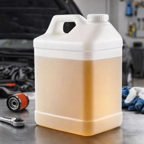 Kitchentoolz heavy-duty oil container suitable for used oil and automotive fluids