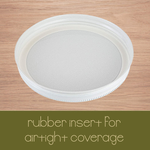 Kitchentoolz large glass jar for flour or rice storage
