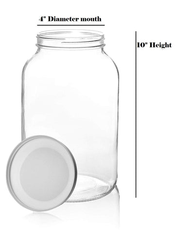 Kitchentoolz wide-mouth jar opening facilitates quick filling