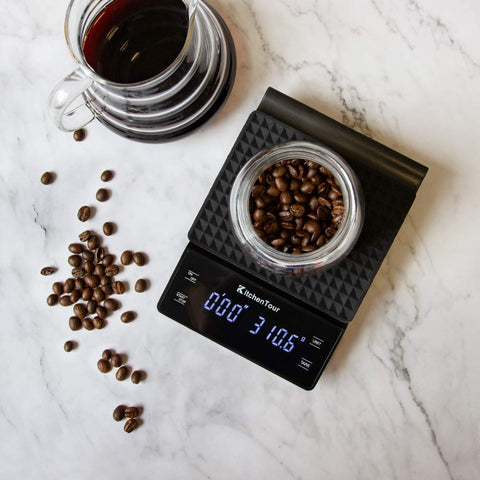 KitchenTour EK6002 in use during pour-over brewing