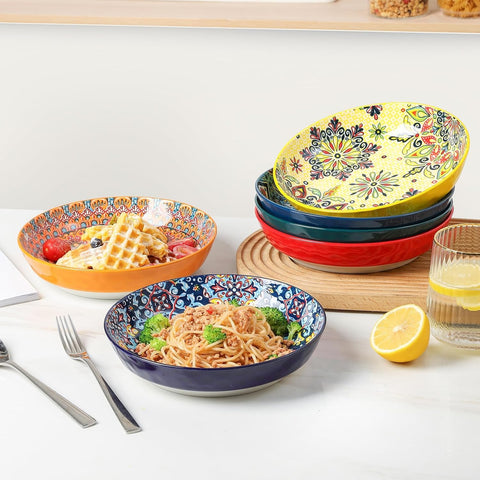 KitchenTour family-dining bowls ideal for pasta, salad, or soups.