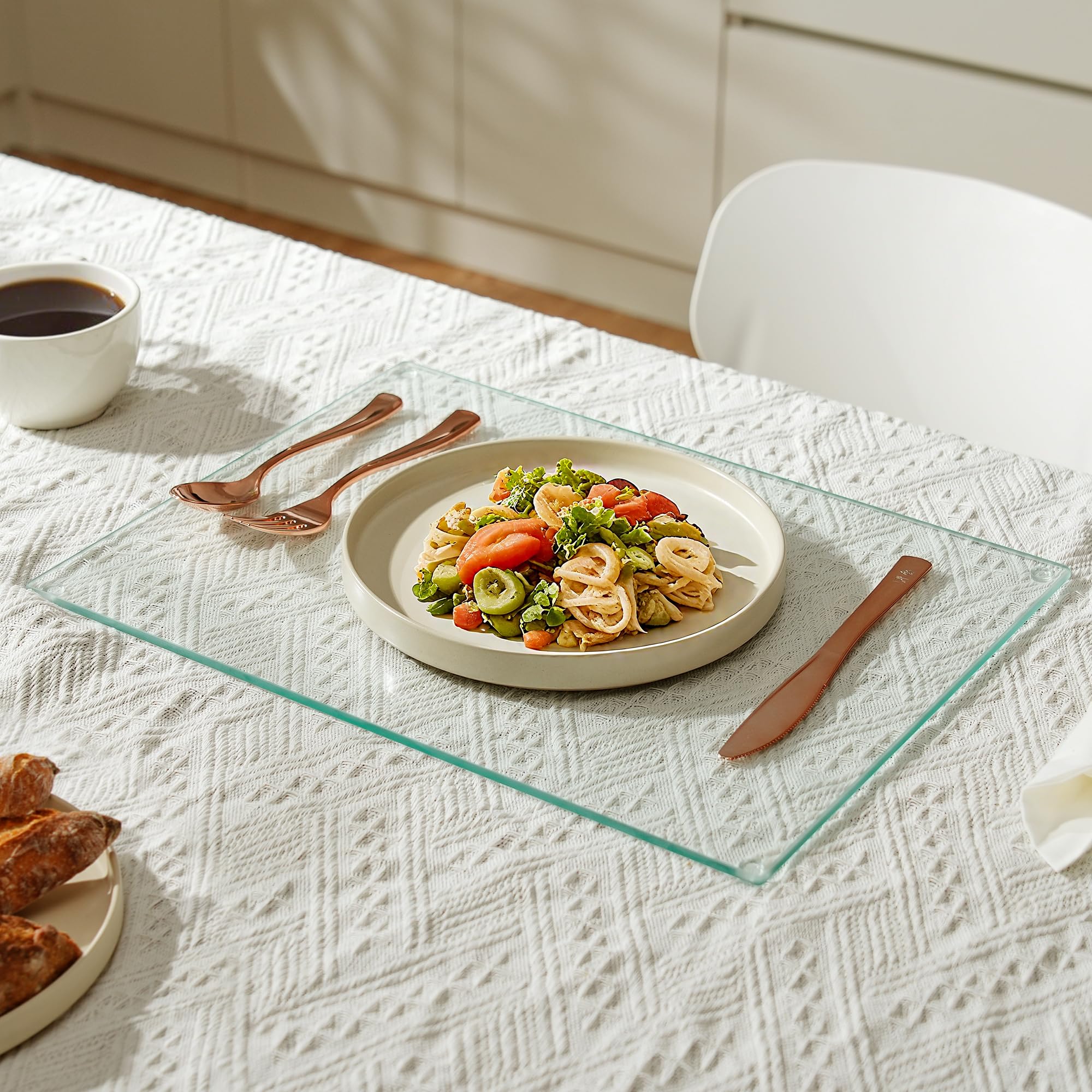 Kitchenville glass cutting board dishwasher-safe for quick cleanup