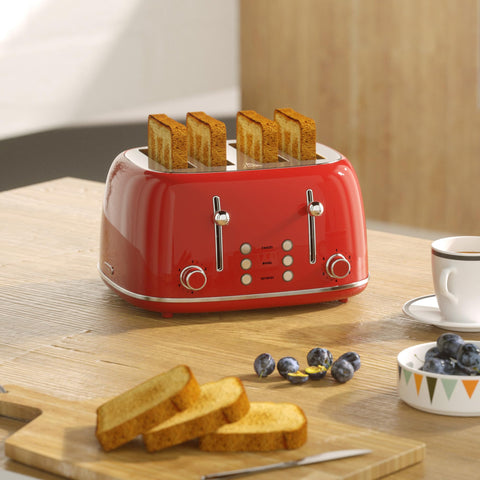 KITCHMIX 1650W toaster delivers quick, even toast