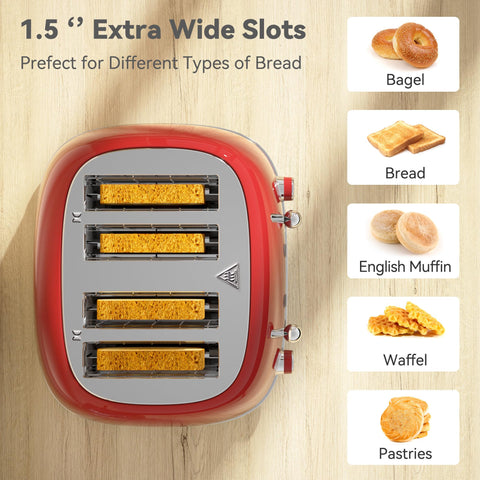 KITCHMIX dual control panels for customizing toasts