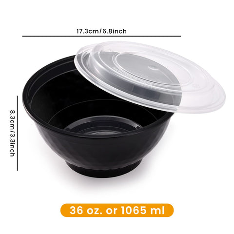 Kitch’nMore clear lids for quick content visibility and inspection.
