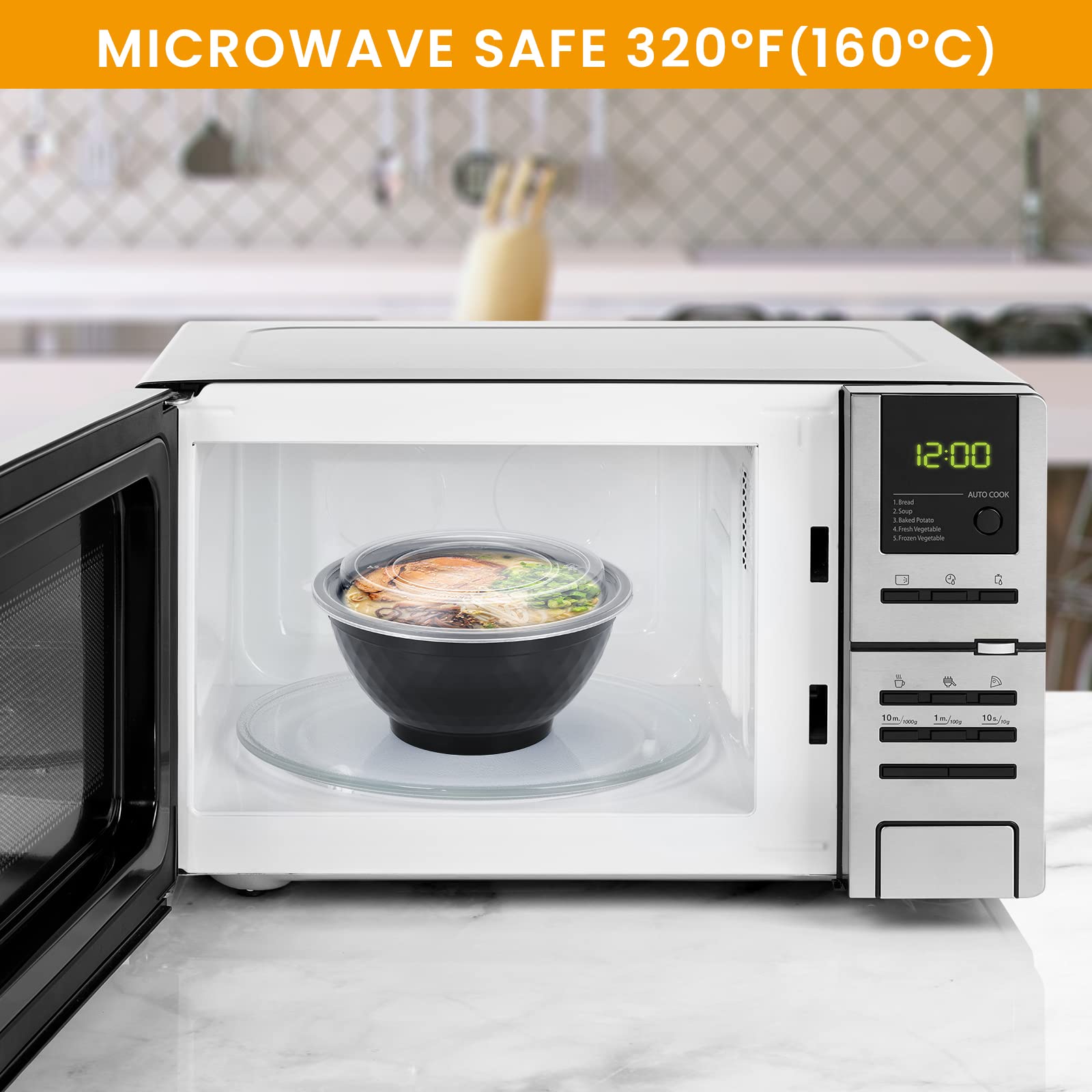 Kitch’nMore BPA-free dishwasher-safe containers for safe storage and cleanup.