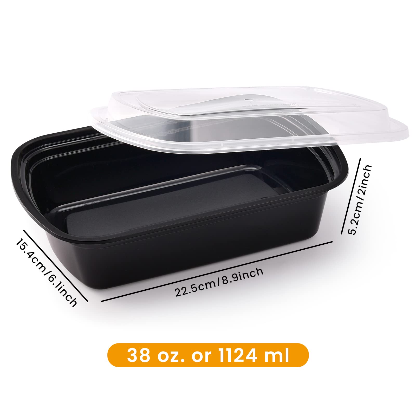 Kitch’nMore single-compartment tub ideal for quick, portioned meals.