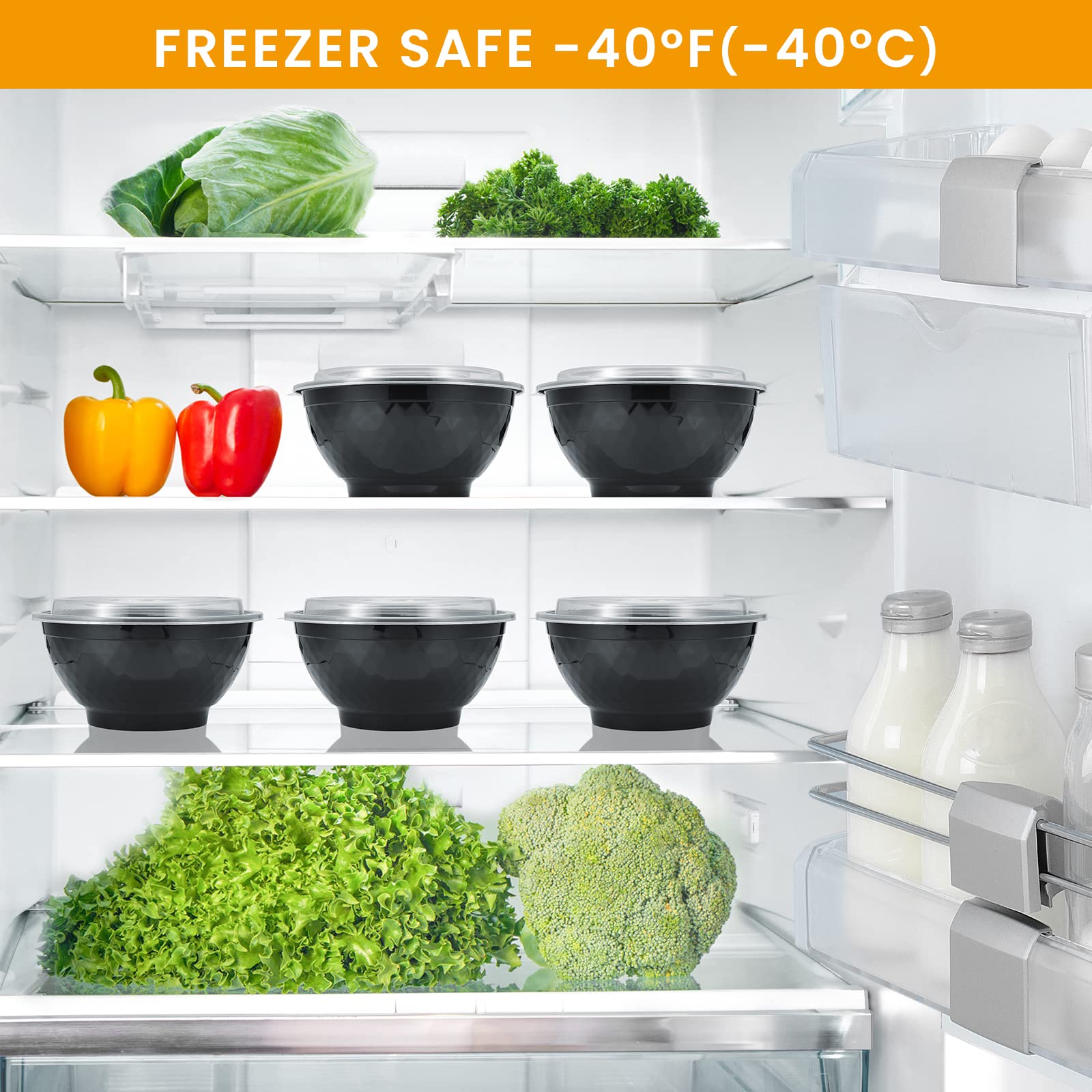 Kitch’nMore to-go bowls prevent spills during transport and on the move.