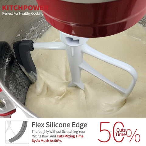KITCHPOWER premium aluminum frame with silicone edges offers durable performance.