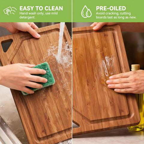 KITCWIZ non-slip feet keep boards steady on counters