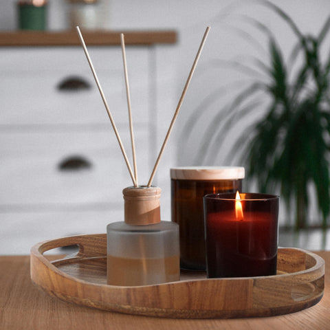 KITEISCAT durable acacia wood tray for long-lasting use
