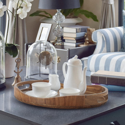 KITEISCAT coffee-table decor tray enhances surface styling