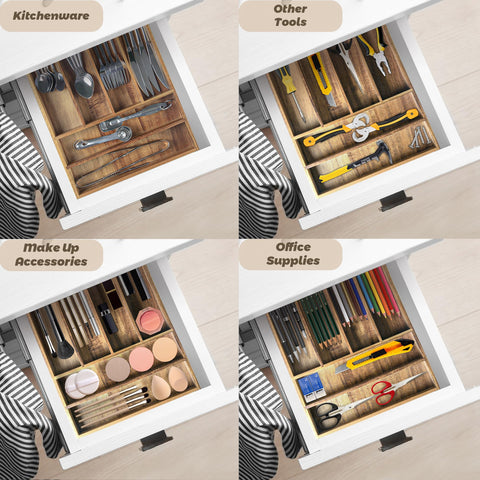 KITEISCAT Multipurpose organizer keeps utensils and gadgets neatly in one place.