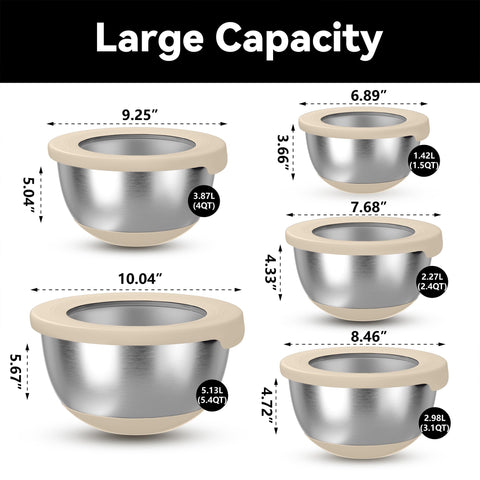 KITEISCAT nesting design saves space in compact kitchens during meal prep