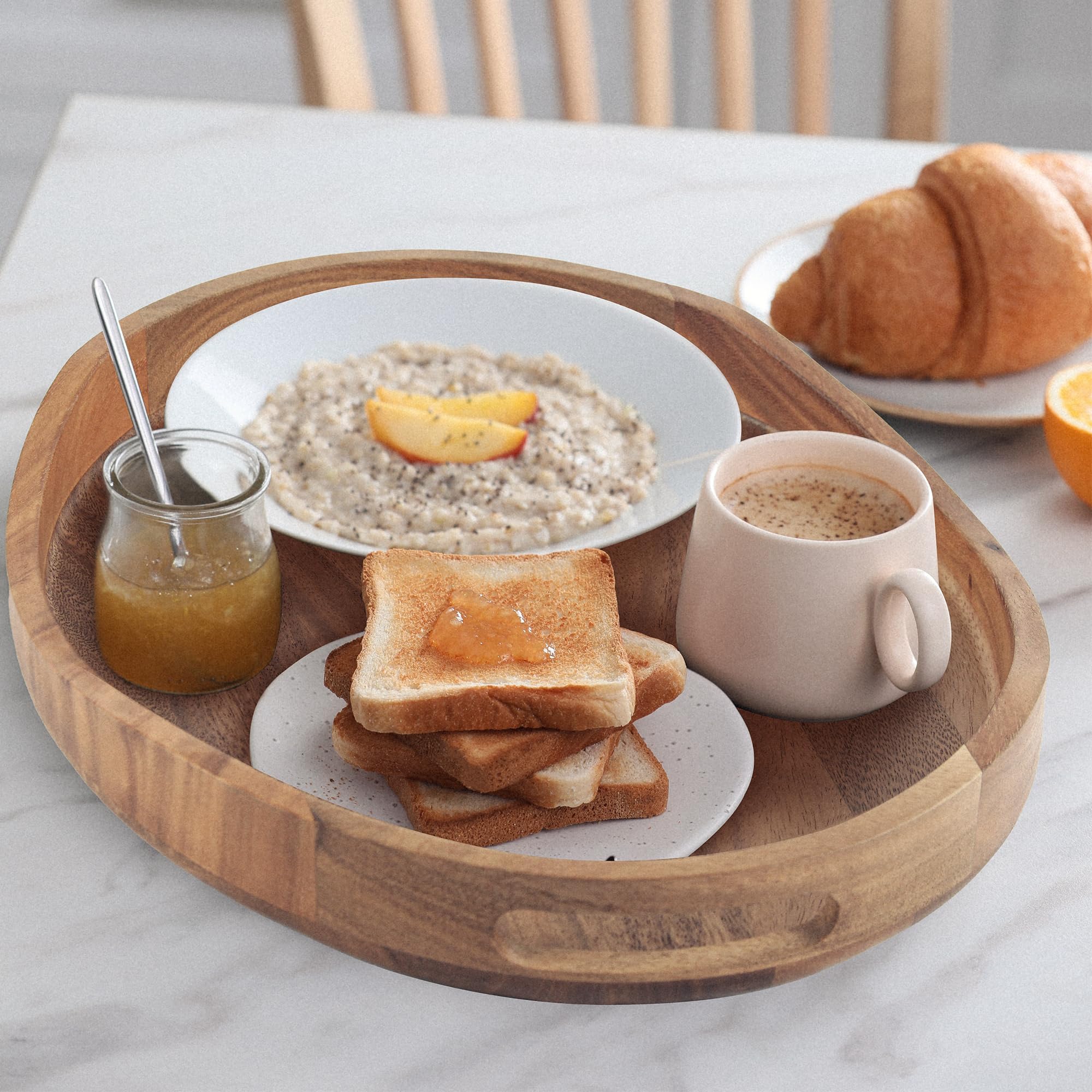 KITEISCAT breakfast-in-bed tray ready for morning meals