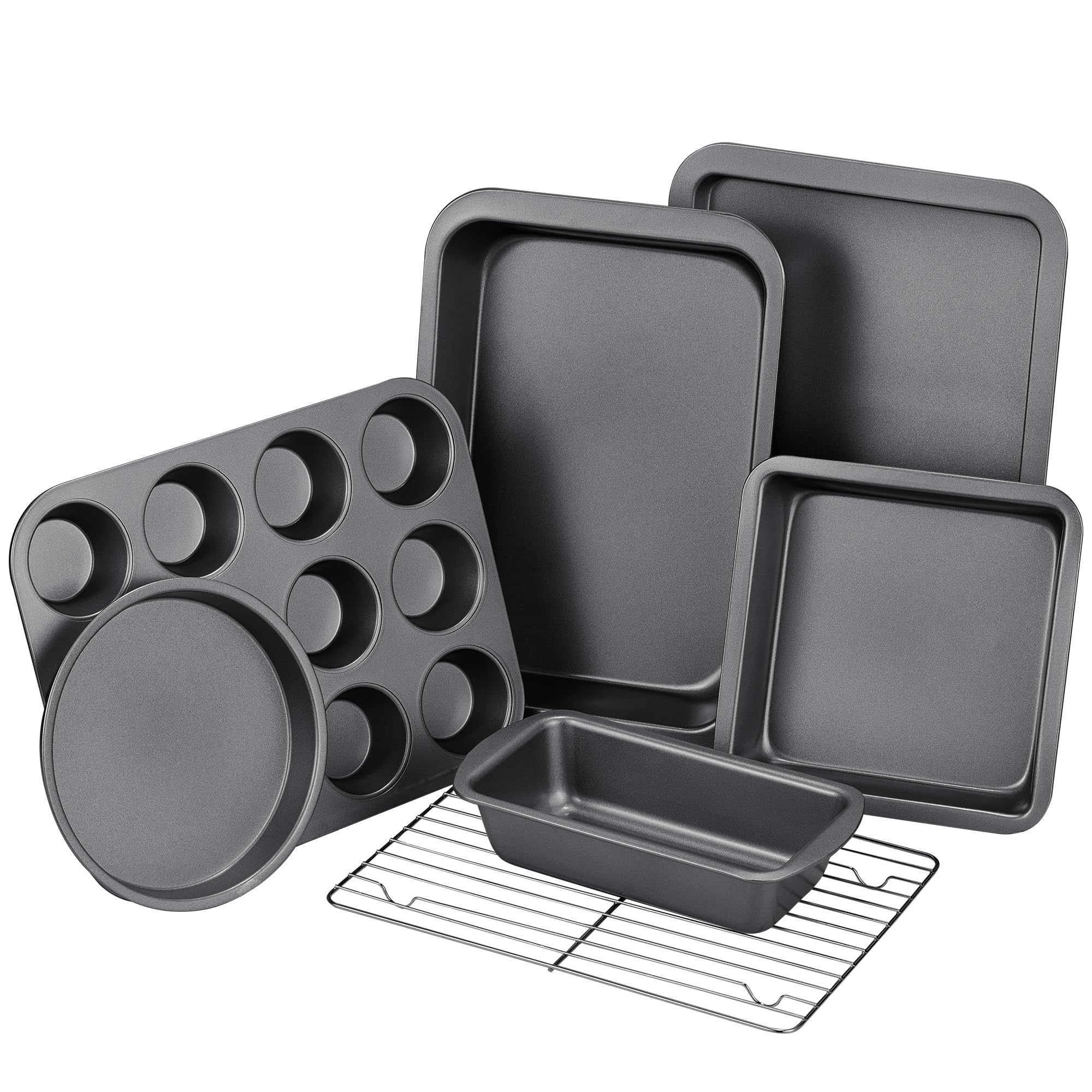 KITESSENSU round cake pan for even baking and easy release