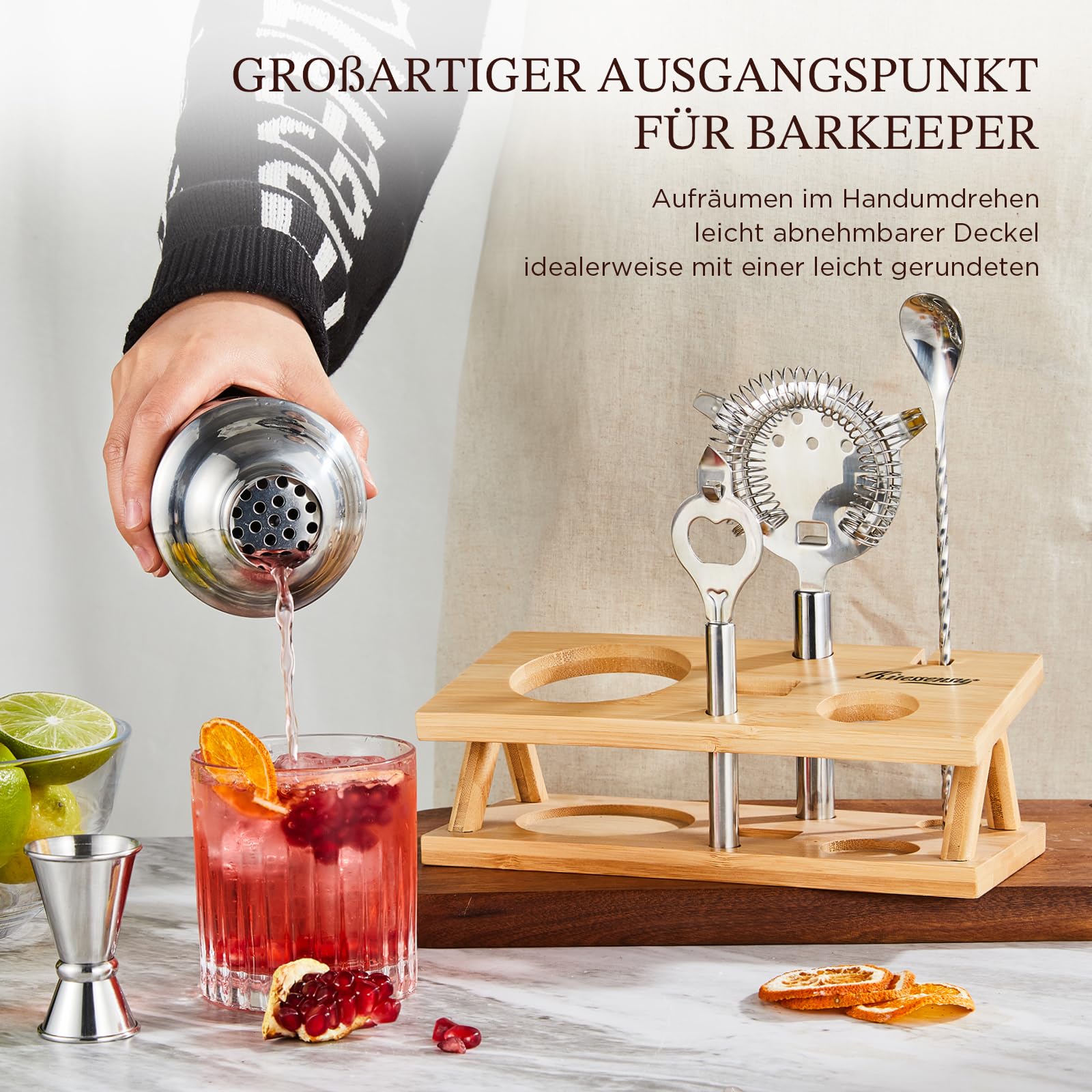 KITESSENSU jigger for precise measurements during cocktails