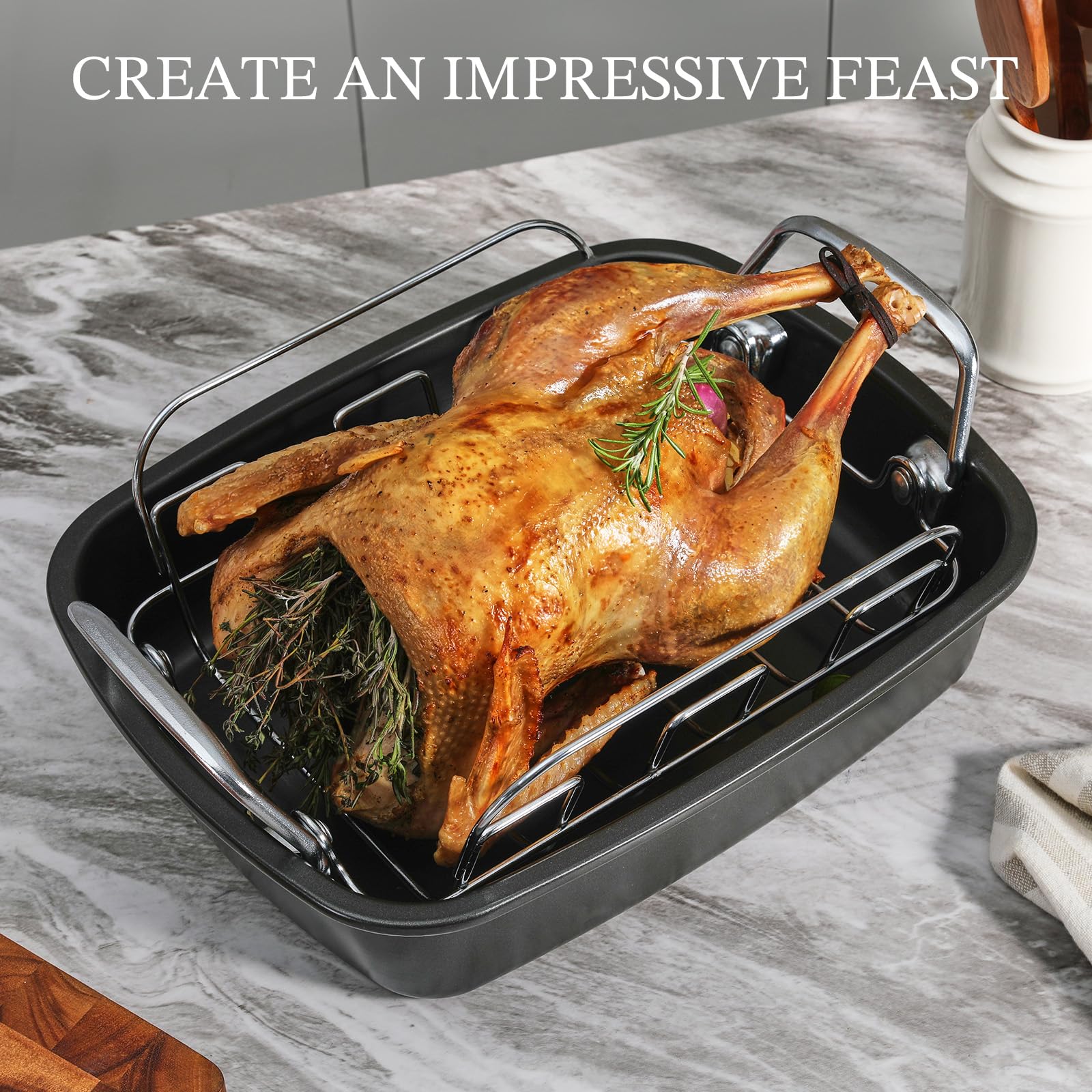 KITESSENSU nonstick coating helps prevent sticking and simplifies cleanup after use.