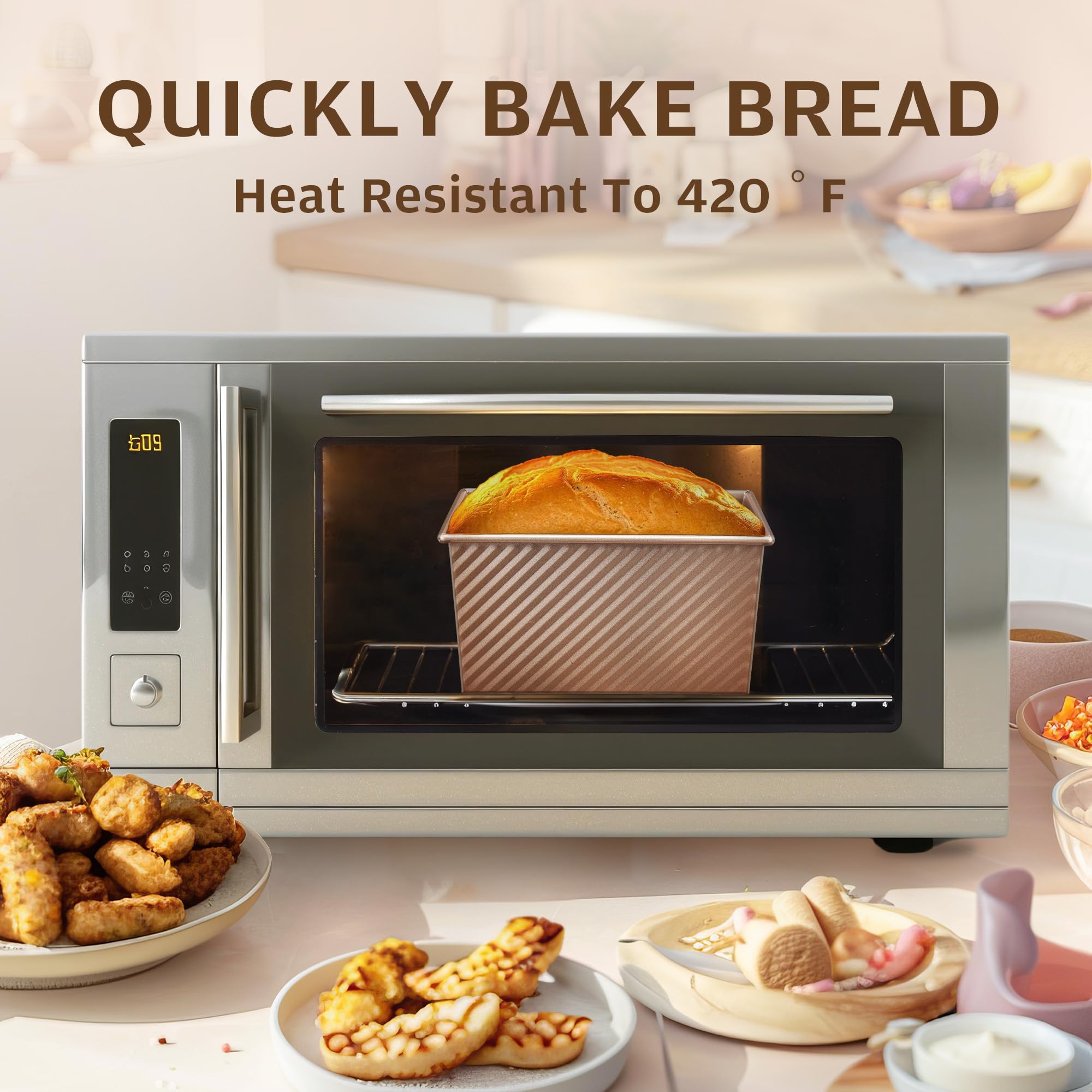 KITESSENSU carbon steel pan delivers durable, long-lasting bakeware for daily use.