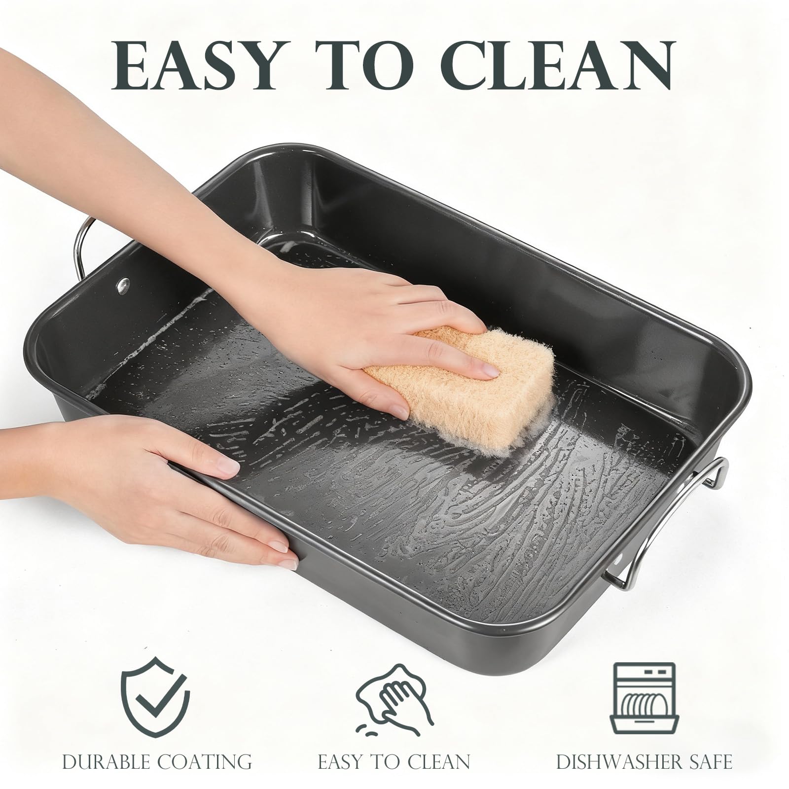 KITESSENSU turkey pan ready for roast dinners and side dishes