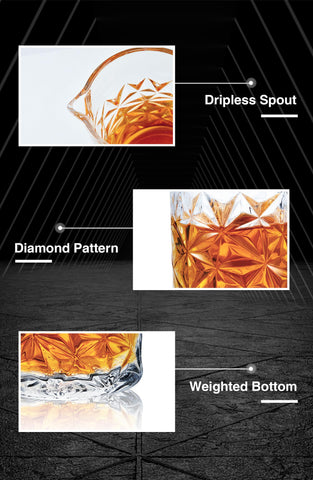 KITESSENSU Weighted-base mixing glass stays steady during stirring.