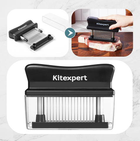 Kitexpert detachable-base tenderizer designed for easy cleaning after use.