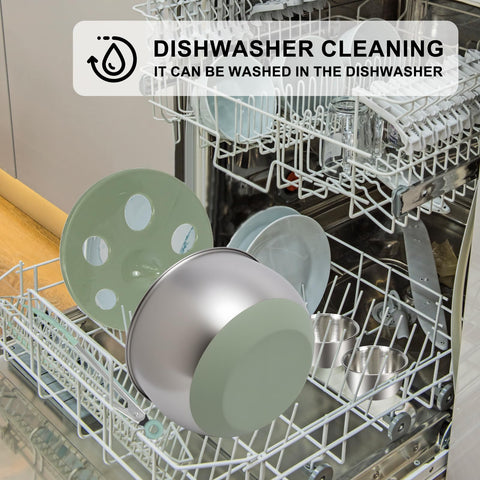 KITHELP anti-slip base keeps the spinner steady on countertops.